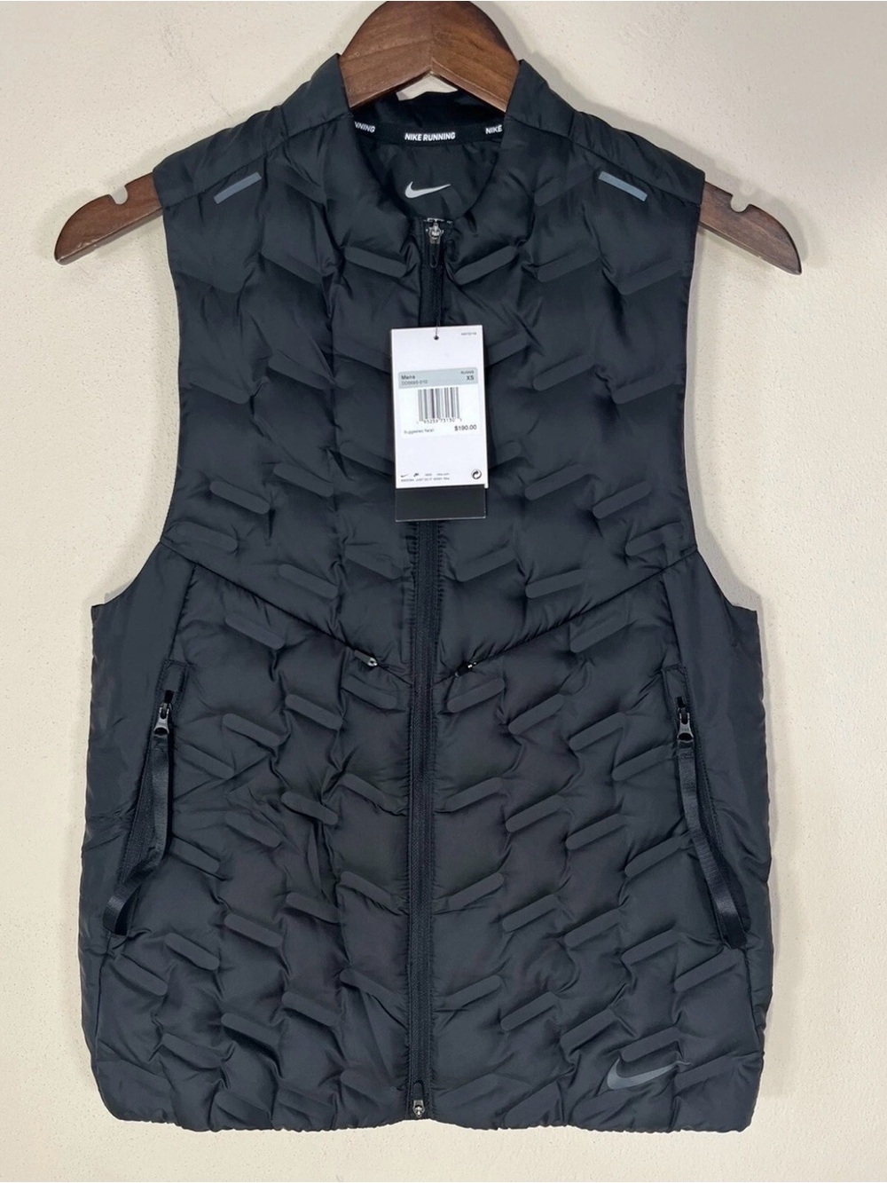 Nike Therma-FIT ADV Repel Down-fill Running Vest Men’s XS DD5695-010